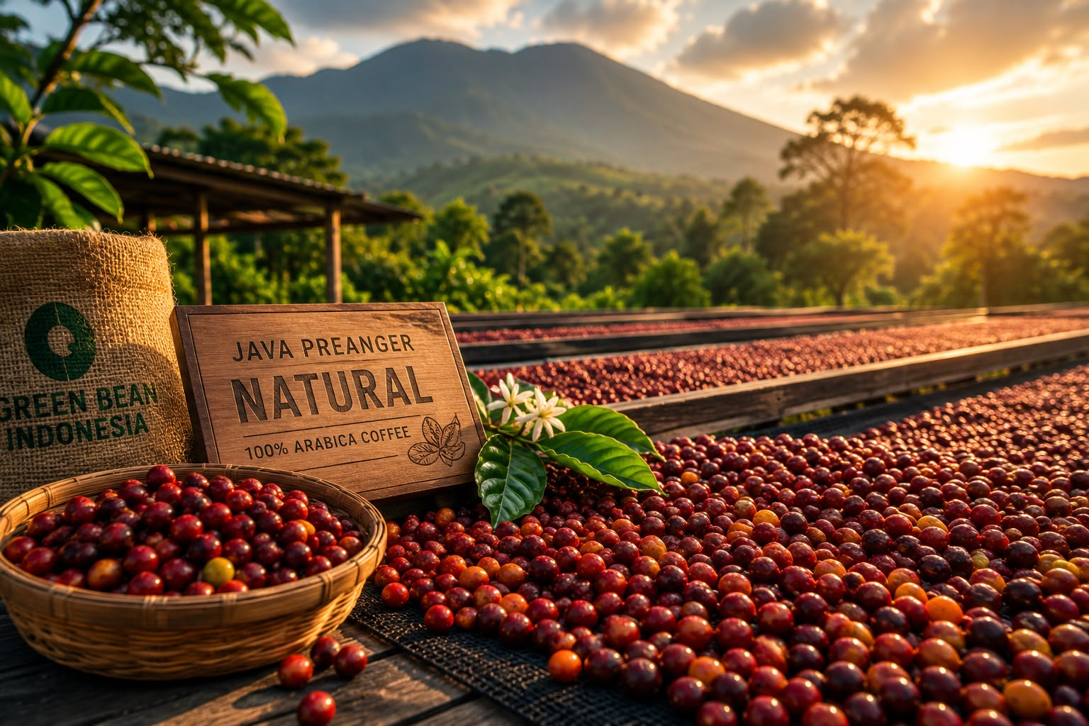 Natural Process Coffee Beans